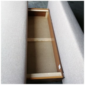 Диван-кровать Комфорт без подлокотников BALTIC GREY (4 подушки) в Мегионе - megion.ok-mebel.com | фото 5