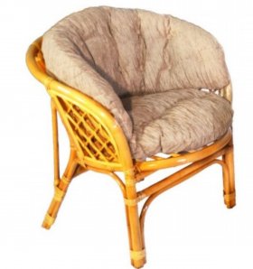 Кресло Багама с полными подушками (Мёд) в Мегионе - megion.ok-mebel.com | фото