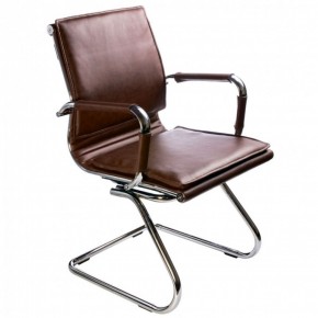 Кресло для посетителя Бюрократ CH-993-Low-V/Brown коричневый в Мегионе - megion.ok-mebel.com | фото